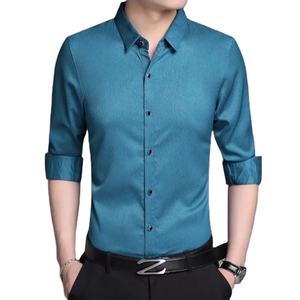 เสื้อซาตินตัวยาวของผู้ชายดีไซน์ทันสมัยใหม่สินค้าแฟชั่นขายดีบริการ OEM - Product Image 6