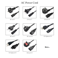 Cable de Alimentación CA con Enchufe Europeo de 2 Pines a IEC C13, Cable Adaptador de Corriente para PC, Monitor, TV, Impresora, Precio de Fábrica