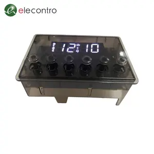 Mutfak aletleri denetleyici üretici tasarım elektrikli fırın dijital zamanlayıcı 6 fiziksel düğmeler fırın zamanlayıcı