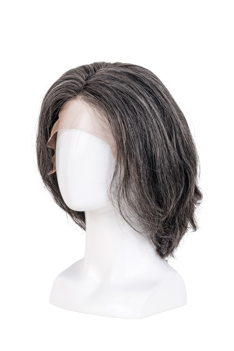 Faith | Realistic Salt & Pepper Mixed Gray