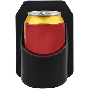 Logotipo personalizado silicone preto Acessórios do banheiro rack de cerveja bebida silicone suporte do chuveiro Portátil