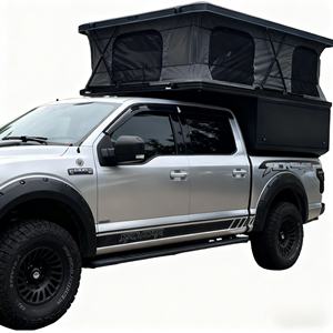 <span class=keywords><strong>Techo</strong></span> Rígido Todoterreno para Camioneta RV, <span class=keywords><strong>Techo</strong></span> Desmontable, Esencial para Viajes Pequeños, Deportes al Aire Libre, Negro/Blanco - Product Image 2