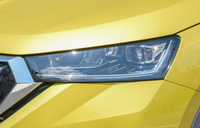 Vente directe d'usine d'accessoires automobiles : Cache-lentille de phare transparent pour Skoda Kamiq 2021-2023, neuf