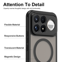 Étui de téléphone en PC dur antichoc 2 en 1 pour Xiaomi Poco F9, coque de protection magnétique ultra résistante
