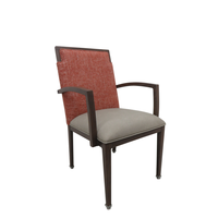 Fauteuil de salle à manger au design moderne, siège individuel, fauteuil de loisirs de luxe, couleur grain de bois