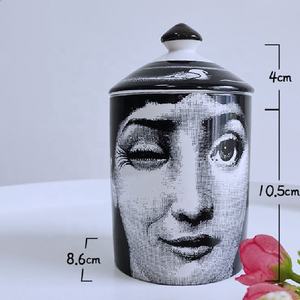 Bougeoir vide en céramique, diffuseur d'aromathérapie, divers motifs d'impression, <span class=keywords><strong>de</strong></span> grande qualité, 20 unités - Product Image 3