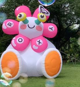 Açık bina festivali dekorasyon için LED ışık şişme yapay çiçek kapalı açık promosyon dev - Product Image 4