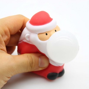 Hot Sale Christmas Halloween Squeeze Santa Claus Deer Snowman <b>Bubbles</b> Out Silicone Stress Ball Anxiety Relief Game for <b>Kids</b> - Product Image 3