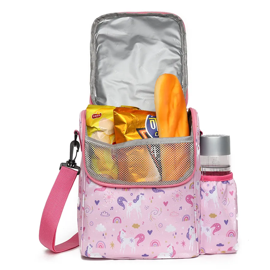 Children Kids Food Carrier Cool Ice Pack Thermal Lunch Picnic Box Meal Drinks Insulation Cooler Bag Thermal Bag