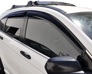 Déflecteur de vent et de pluie universel pour vitres latérales de voiture style sport en PMMA, installation facile, moulage sous blister intégré pour berlines et SUV - Product Image 3