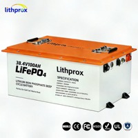 Batterie au phosphate de fer et de lithium de qualité A 38,4 V 100 Ah pour fauteuil roulant, écologique, avec charge équilibrée pour véhicule de mobilité, certifiée CE UL