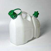 Réservoir de carburant transparent combiné 6 litres + 2,5 litres compatible avec la tondeuse à gazon Husqvarna, remplacement OEM 505698001 580754201