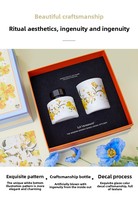 Coffret cadeau bougies au design unique et avec logo personnalisé Diffuseur à roseaux d'aromathérapie de luxe pour la maison
