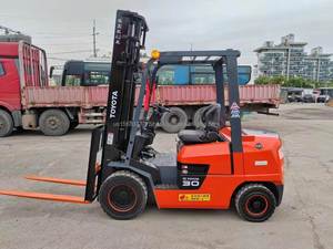 Used Original 3T Diesel Forklift FD35 Counterbalance Hefei China Factory Direct Set Hot Sale for <b>Engine</b> 36.8KW 3m Lifting - Product Image 3