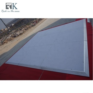 Interlocking Dance Floor Fireproof Dance Flooring Mobile Dance Floor with Aluminum Edges Non-Slip Dance Floor Panels for Dance - Product Image 5