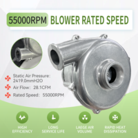 [Offre Spéciale] Pompe à air haute pression 24V 25kPa, souffleur centrifuge DC sans balais tout en aluminium pour imprimantes 3D et machines à coussin d'air