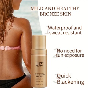 Veloce auto abbronzante <span class=keywords><strong>Mousse</strong></span> impermeabile protezione UV lunga durata in bronzo bagliore Non grasso per il corpo senza sole autoabbronzante in schiuma - Product Image 3