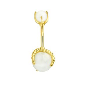 แหวนพุงสแตนเลสสีทองสุดชิคเครื่องประดับเจาะสะดือรูปหัวใจผีเสื้อดอกไม้สำหรับเป็นของขวัญเครื่องประดับสำหรับผู้หญิง - Product Image 5