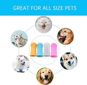 Cepillo de Dientes de Dedo para Perros, Kit de Limpieza Dental para Mascotas, Juego de 4 Cepillos de Dientes de Dedo para Perros y Gatos - Product Image 4