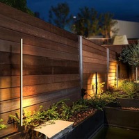 Lampe LED pour pelouse Lampe pour pilier de jardin, colonne étanche, pour pelouse, cour, voie, poteau, bornes lumineuses