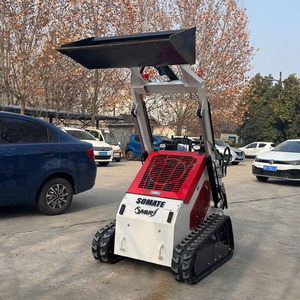 Mini Skid Steer Loader Gasoline Powered Heavy Duty Crawler Drive <b>Track</b> Front Attachment Gearbox Gear High Motor <b>Pump</b> Bearing - Product Image 5