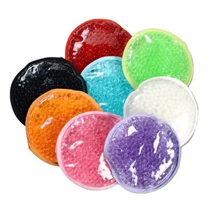 Hot Selling Round Shape Hot Cold Gel Pad Reusable Hot Cold Gel Packs Ice Gel Beads Hot Cold Pack