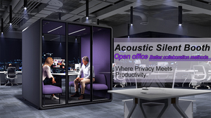 Cabina Insonorizzata Pod da Ufficio Sala per Strumenti Musicali Isolamento Acustico Cabina Silenziosa Pod Acustici per Esercitarsi Grandi Dimensioni - Product Image 2