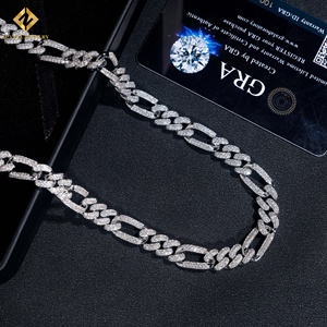 Mejor Precio al por Mayor Cadena Cubana Personalizada de 9MM, Joyería Fina de Moda Urbana Hip Hop, Collar de Plata Esterlina S925 - Product Image 4
