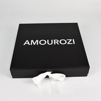 Boîte cadeau magnétique avec logo personnalisé, boîte d'emballage en papier rigide vert sauge pour bijoux, vêtements et cadeaux haut de gamme