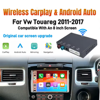 Kits Sans Fil Carplay Android Auto pour Volkswagen Touareg 2011-2017 Écran 8 Pouces Radio Navigateur Airplay Mirror Link