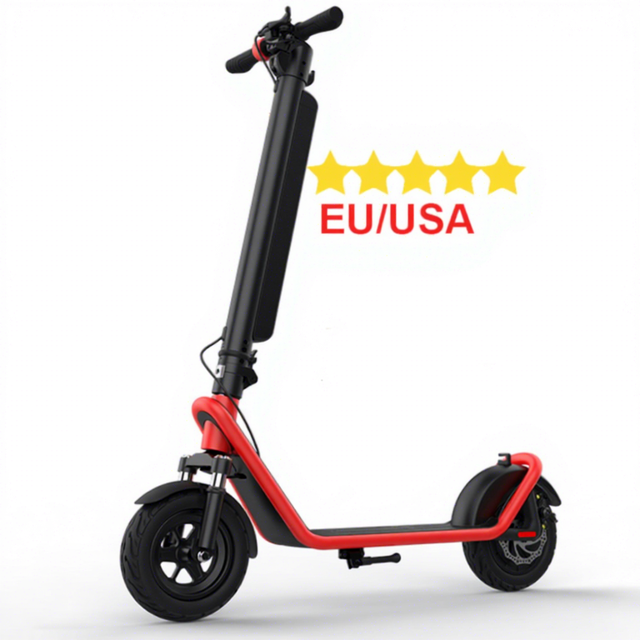 China Supplier X11 Woman Electric Scooter Front Suspension 40-50KM Long Range 10 in Wheel Electric Scooter with Drum Brake