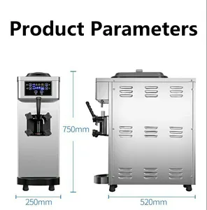 Paslanmaz çelik sıcak satış zemin ayakta dondurma makinesi dondurulmuş yoğurt dondurma yapma makinesi yumuşak hizmet dondurma makinesi ticari