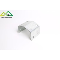 Accessoires et gouttières pour serres agricoles Pandagreenhouse, composants métalliques en zinc aluminisé, fabrication sur mesure