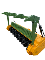 Maquinaria Agrícola Huike, Desbrozadora de Martillos de 3 Puntos con Toma de Fuerza, Caja de Engranajes Hidráulica de Servicio Pesado, Trituradora Forestal para Tractor