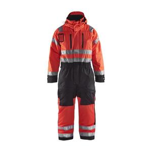 BLAKLADER - 676319775599D96 Hi-Vis <b>winter</b> <b>overall</b> Red/Black - EAN 7330509563212 HI-VIS WORKWEAR - Product Image 1