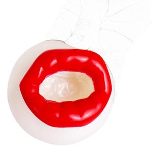 ถ้วยช่วยสำเร็จความใคร่ชาย GEEBA รุ่น Male Stroker สีแดง ทำจากซิลิโคน สำหรับผู้ชาย ช่วยกระตุ้นความสุขทางทวารหนัก ผลิตภัณฑ์ทางเพศสำหรับผู้ใหญ่ - Product Image 1