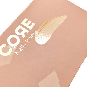 Cajas Para embalaje papel de crafts กล่องกระดาษเคลือบของขวัญรีไซเคิลกล่องกระดาษเปล่าปั๊มแบบกำหนดเองบนกล่องบรรจุภัณฑ์เล็บ - Product Image 4