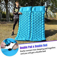 Vente en gros de matelas gonflables pour le camping avec oreiller imperméable et confortable matelas gonflable pour le couchage
