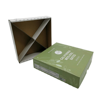 Boîte d'emballage en carton ondulé de luxe pour dattes vertes recyclables en gros, boîte d'expédition personnalisée en carton
