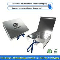 Caja de Regalo de Cartón Magnético Impresa Personalizada por el Fabricante OEM, Embalaje Biodegradable, Reutilizable, Ecológico, Reciclable, Mate