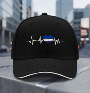 Casquette de baseball personnalisée avec emblème national du <span class=keywords><strong>Cap</strong></span>-<span class=keywords><strong>Vert</strong></span> imprimé sur le côté, en tissu respirant, casquette de sport incurvée pour les trajets quotidiens et les <span class=keywords><strong>vacances</strong></span> à la plage - Product Image 2