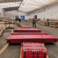 Lames de niveleuse à finitions courbées en acier à haute teneur en carbone, embouts pour l'industrie minière 234-70-32230 à vendre