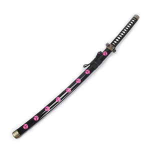 Haute qualité Anime Roronoa <span class=keywords><strong>Zoro</strong></span> une pièce bambou bois samouraï épée enfants jeu de rôle jouet Katana épées pour Cosplay jouant garçons - Product Image 4