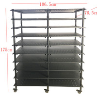 Système de rangement pour reptiles vivants à grande échelle, seau et support d'élevage pour python ball pygmée adulte et gecko