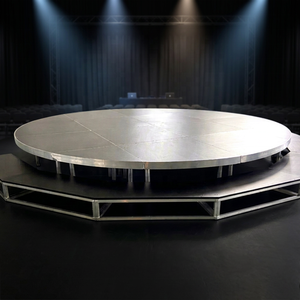 Scène Ronde Portable Ajustable et Personnalisable pour Événements Extérieurs et Concerts - Product Image 1