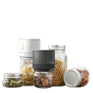 Wholesale Kitchen <strong>Tools</strong> Automatic Kit Food Storage Regular Mouth Jar Lids Electric Jar Vacuum Sealing Machine - Product Image 1