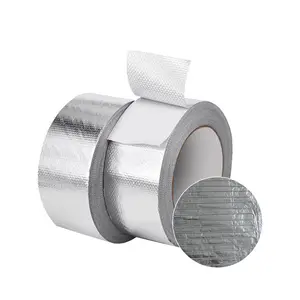 Aluminum aluminium foil fiber tape jumbo roll factory price