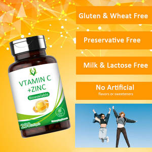 Cápsulas blandas de zinc y vitamina C de etiqueta privada, soporte antioxidante sin gluten, cápsulas blandas de vitamina C para la salud general para adultos - Product Image 6