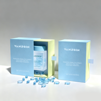 Bouteilles carrées en verre dépoli de 100 ml, 150 ml, 180 ml pour compléments alimentaires, vitamines, pilules, comprimés, capsules, avec bouchons, emballage