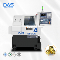 DAS haute précision automatique lit plat CNC métal centre de tournage Mini Gang Type 220v tour Machine léger